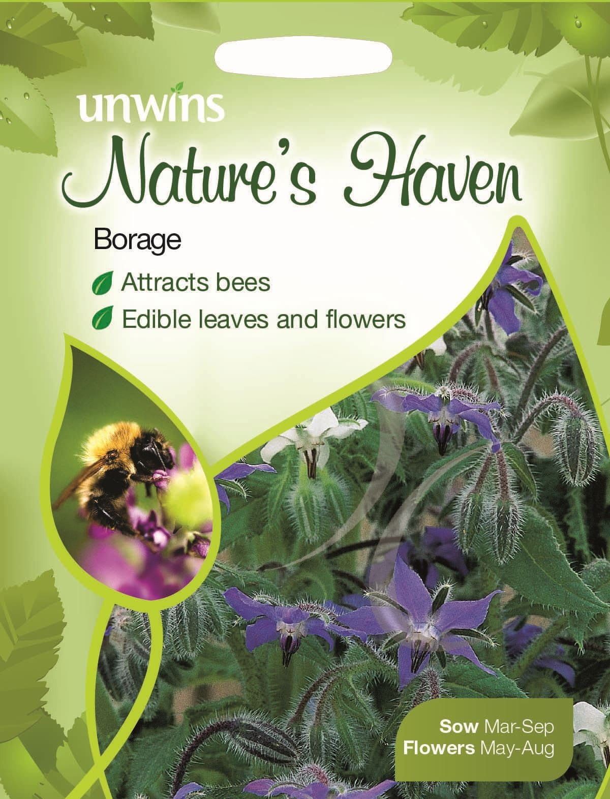Unwins Nature's Haven Borage 200 Seeds