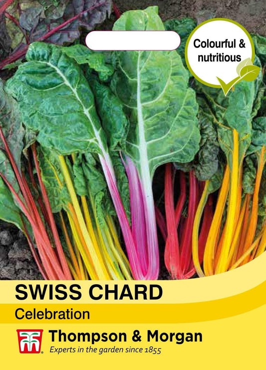 Thompson & Morgan Vegetable Swiss Chard Celebration - 200 Seeds