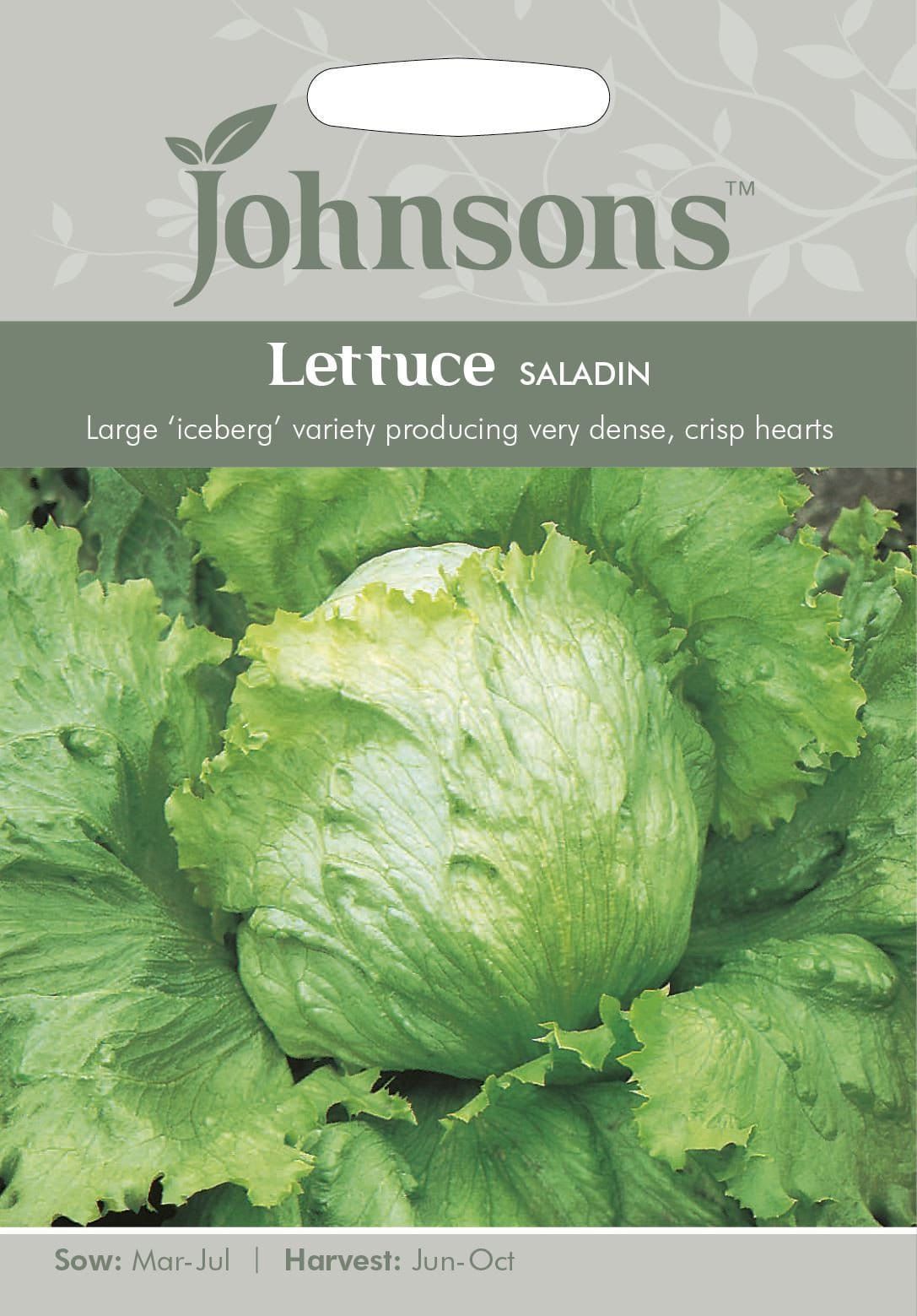 Johnsons Vegetable Lettuce Saladin 750 Seeds