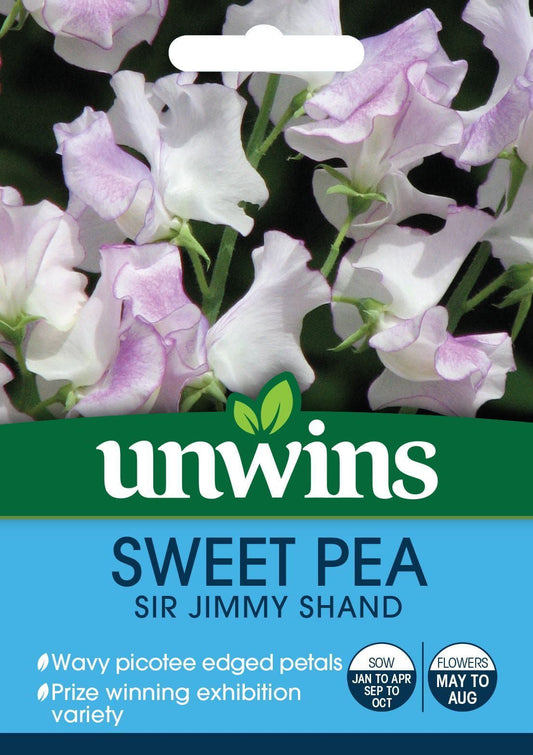 Unwins Sweet Pea Sir Jimmy Shand 21 Seeds