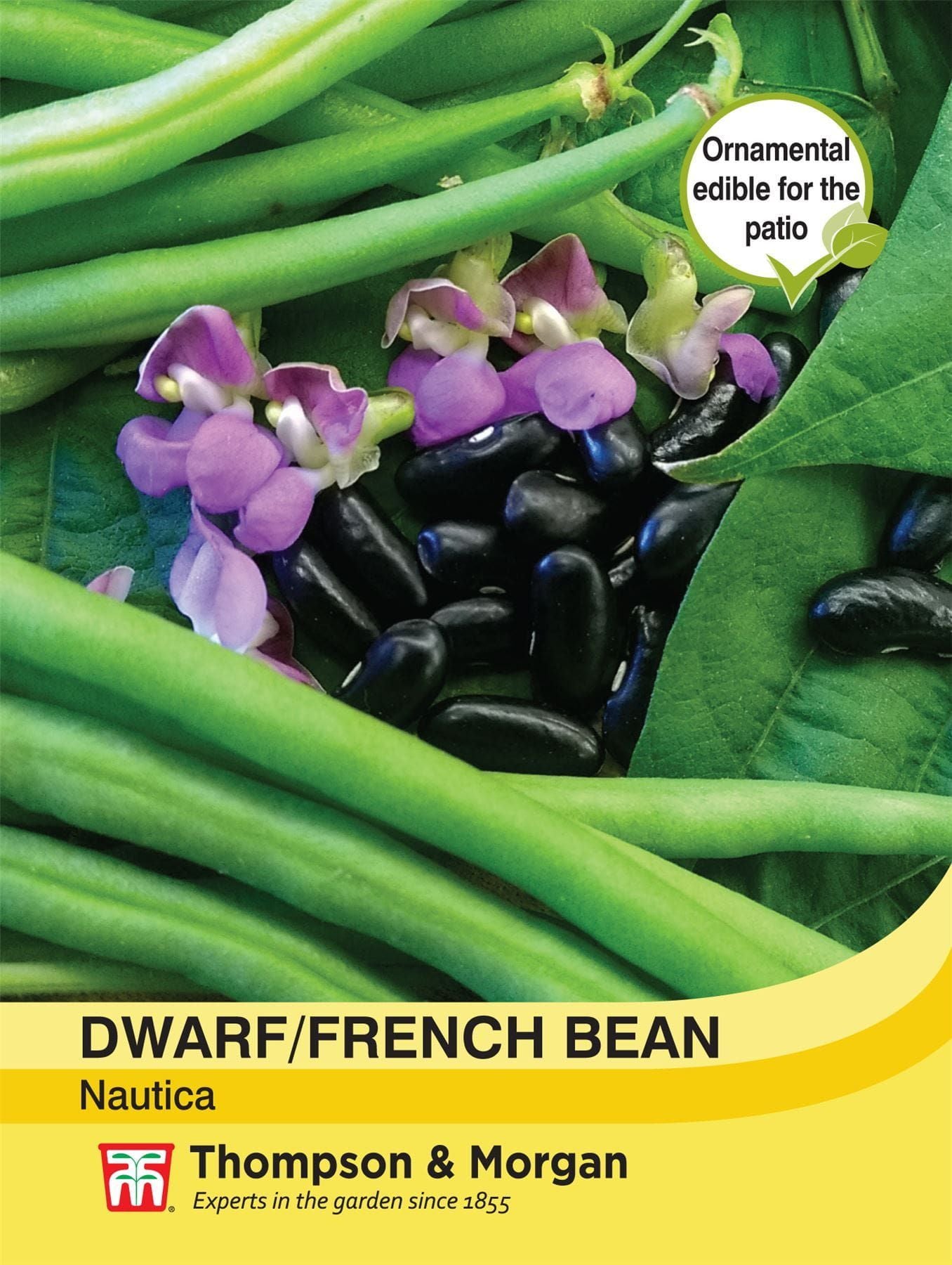 Thompson & Morgan - Vegetable - Bean Dwarf - Nautica - 100 Seeds