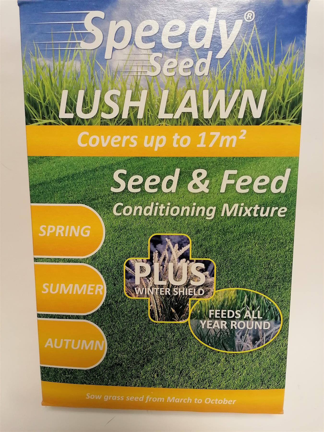 Speedy Seed - Lush Lawn Grass Seed - 1.2kg