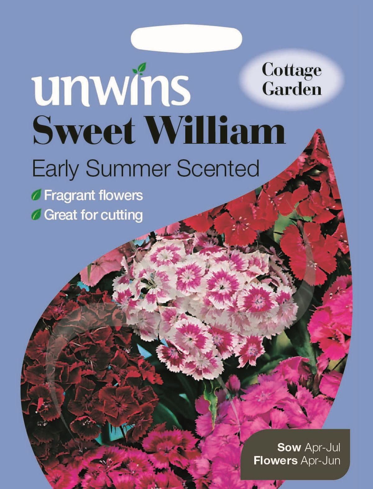 Unwins Sweet William Early Summer Scented 450 Seeds