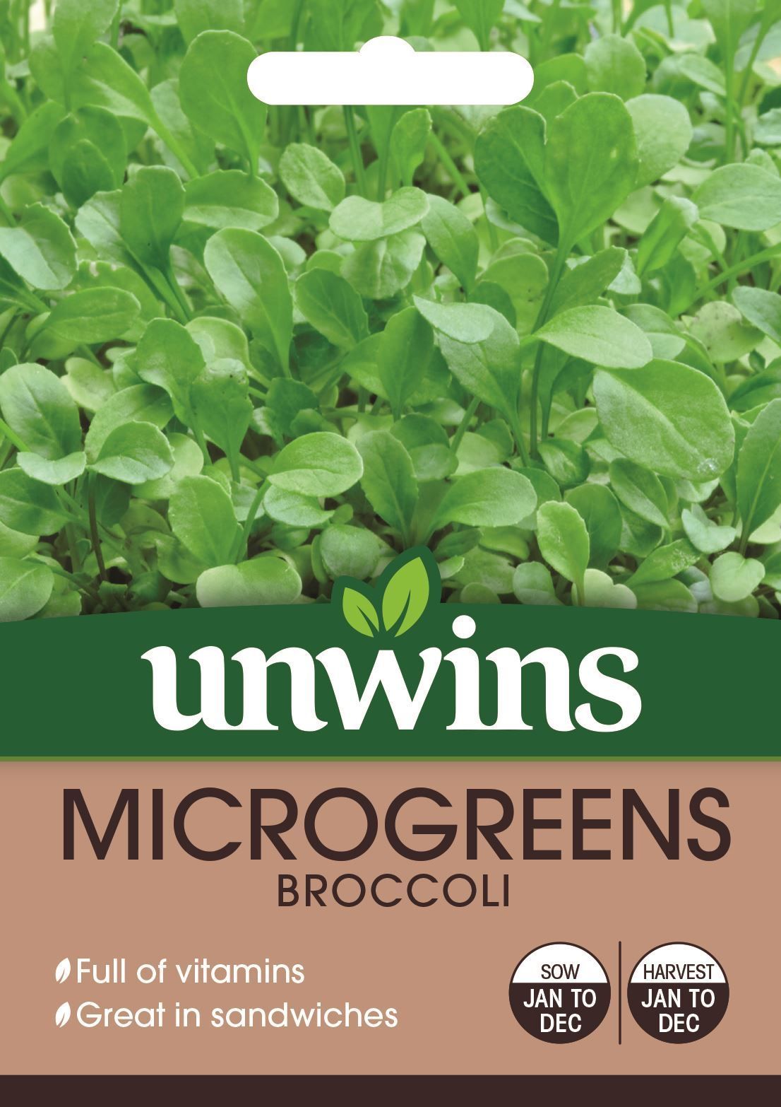 Unwins MicroGreens Broccoli Seeds