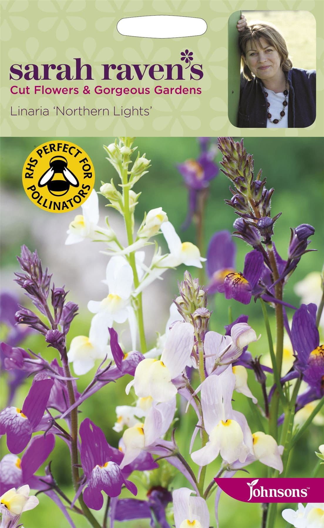 Johnsons Sarah Raven's Linaria (Toadflax) Northern Lights 1000 Seeds