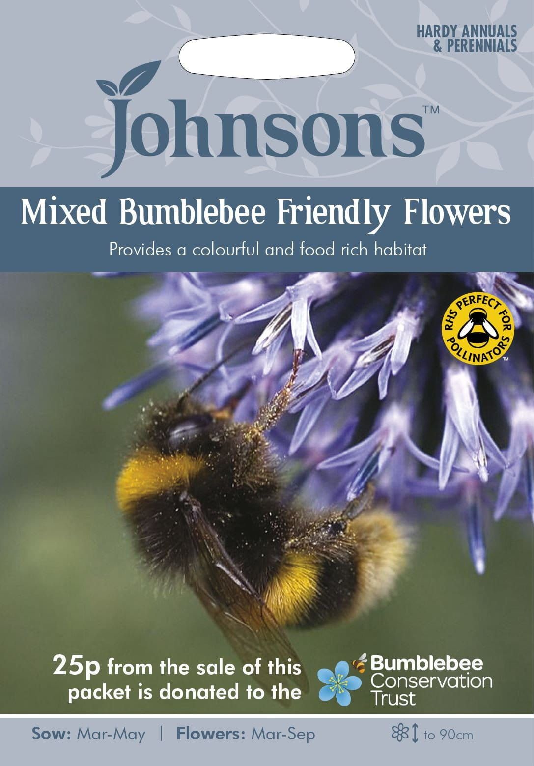 Johnsons Flower Mixed Bumblebee Friendly Flowers Seeds