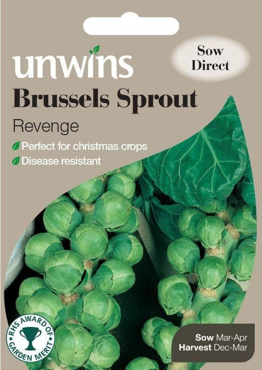 Unwins Brussels Sprout Revenge 25 Seeds