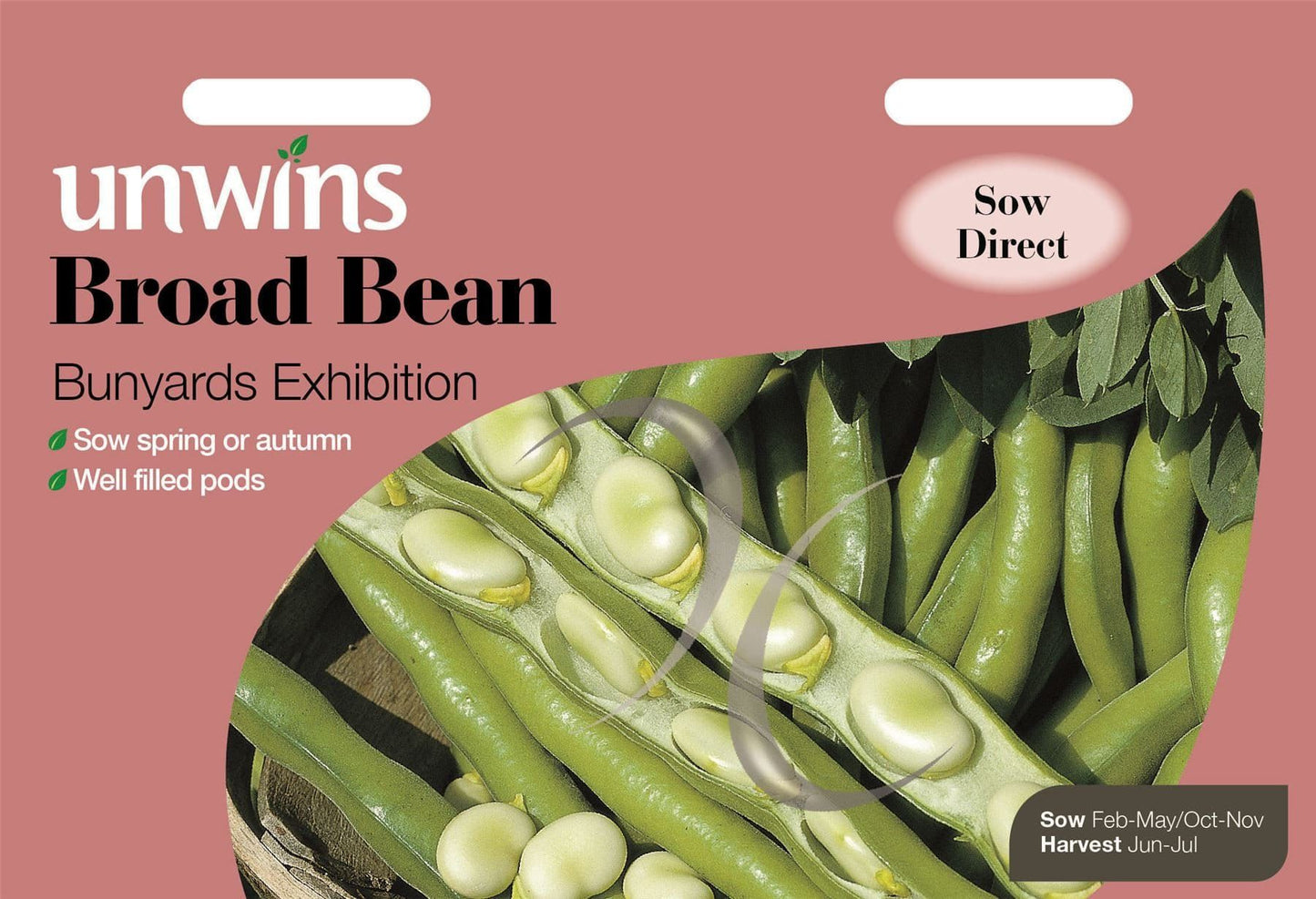Unwins Broad Bean Bunyards Exhibition 50 Seeds