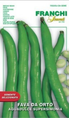Franchi DBL61/10 Broad Bean Aguadulce Supersimonia Seeds