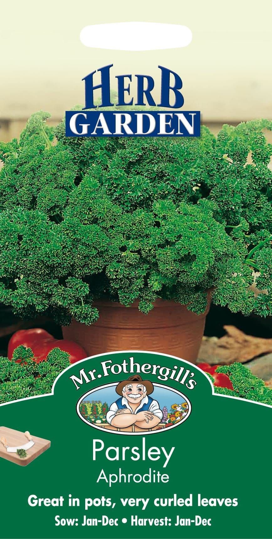 Mr Fothergills Herb Parsley Aphrodite 500 Seeds