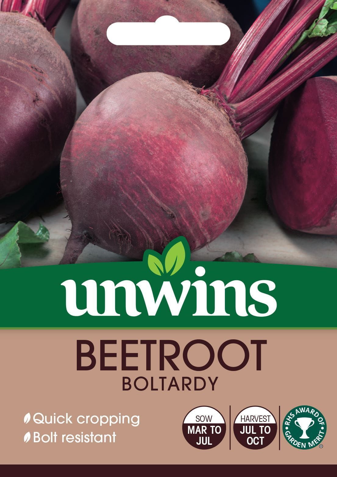 Unwins Beetroot (Round) Boltardy 300 Seeds