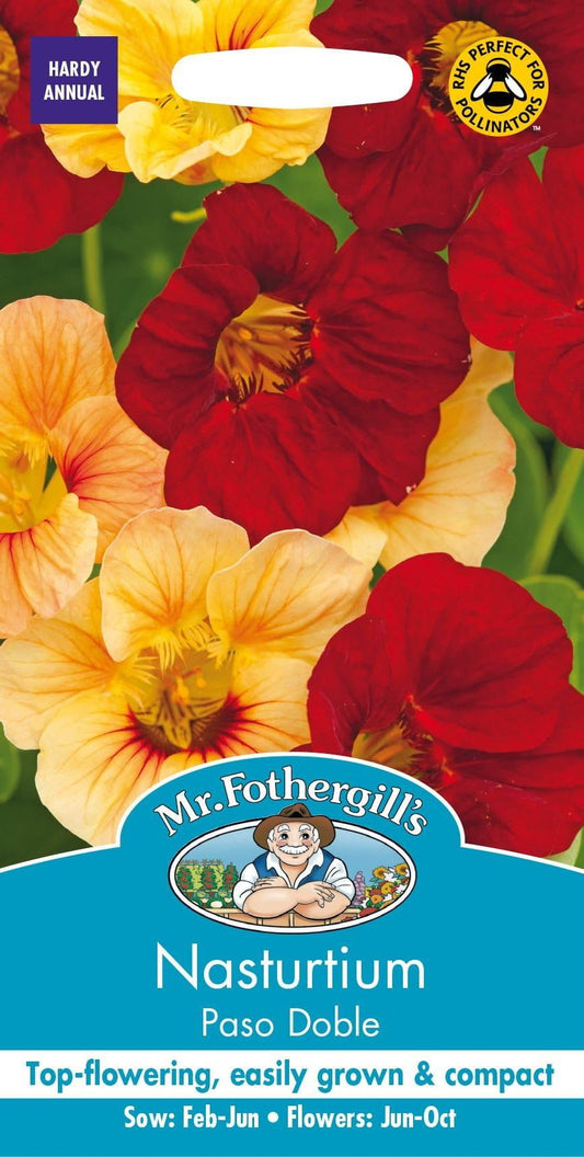 Mr Fothergills Nasturtium Paso Doble 25 Seeds