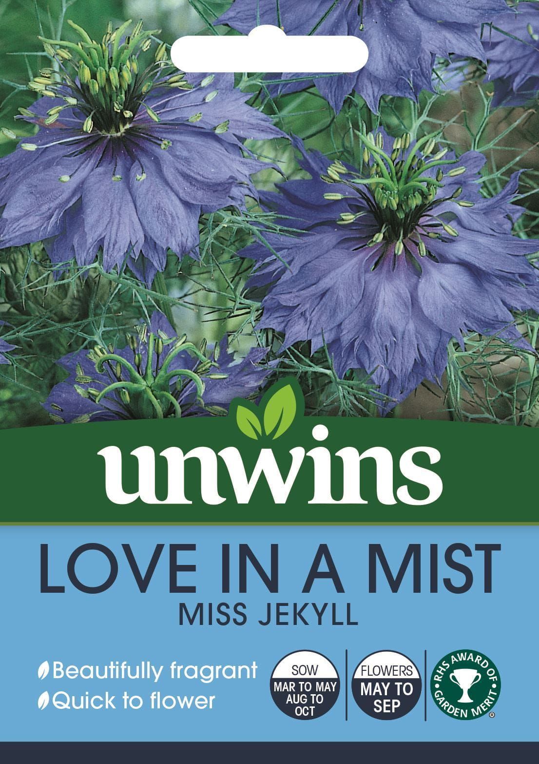 Unwins Nigella Love In A Mist Miss Jekyll 650 Seeds