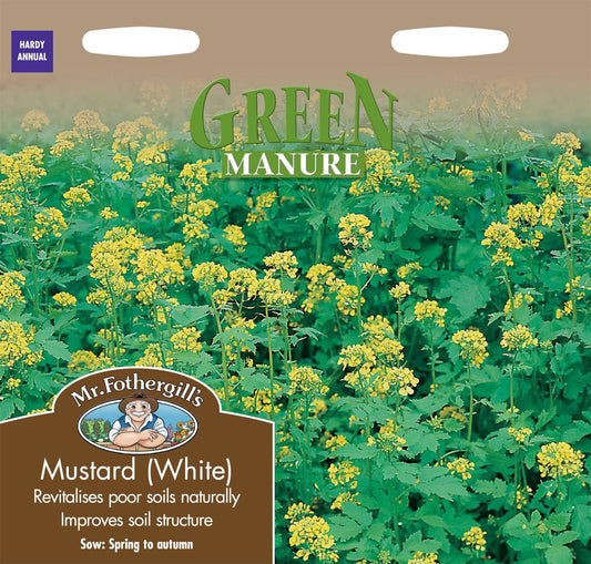 Mr Fothergills Green Manure Mustard White 70g Seeds