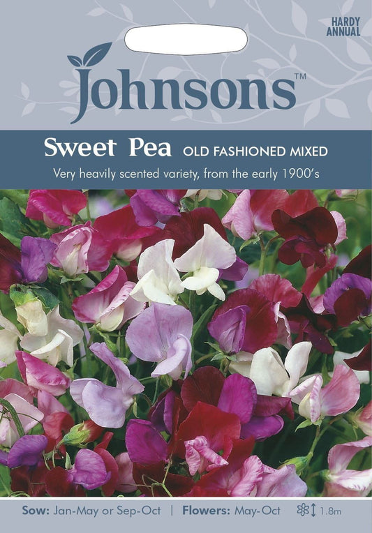 Johnsons Sweet Pea Old Fashioned Mixed 35 Seeds