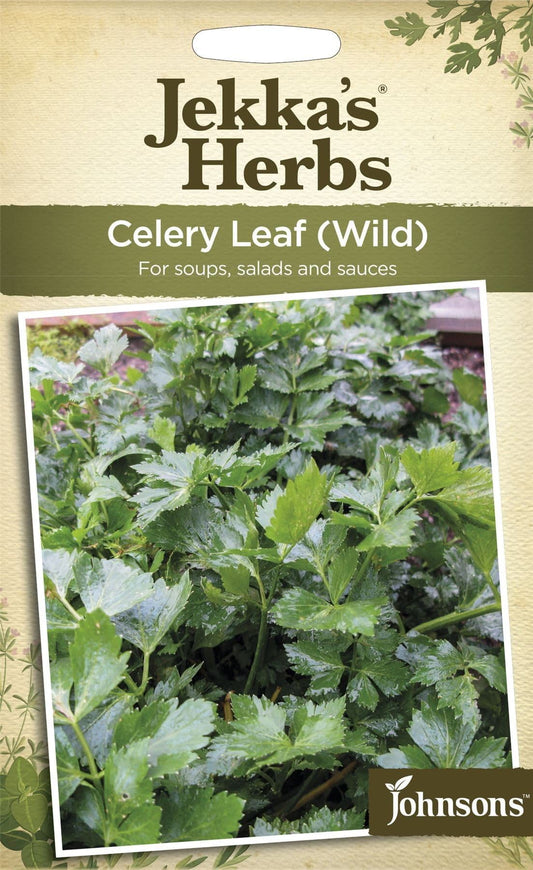 Johnsons Jekka's Herbs Celery Leaf Wild 750 Seeds