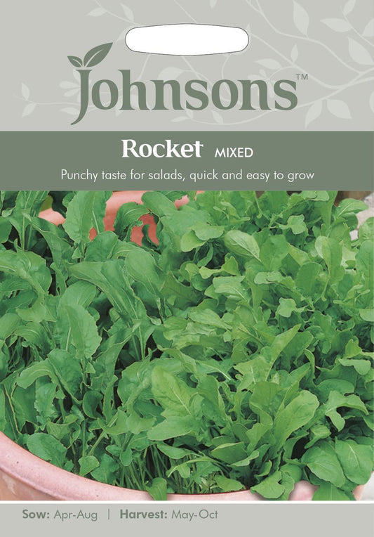 Johnsons Vegetable Rocket Mixed 500 Seeds