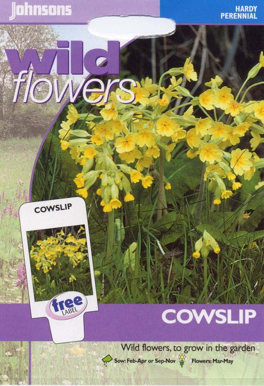 Johnsons Wildflower Cowslip 100 Seeds