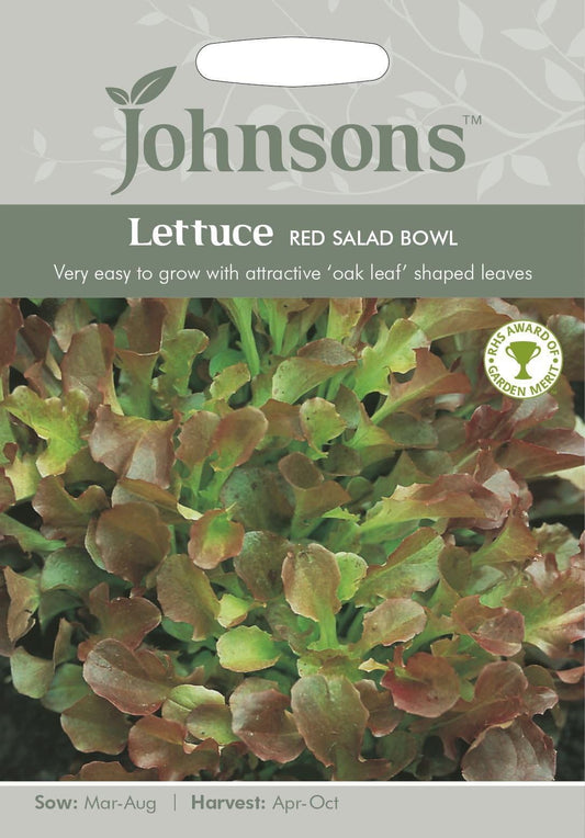 Johnsons Lettuce Red Salad Bowl 1200 Seeds