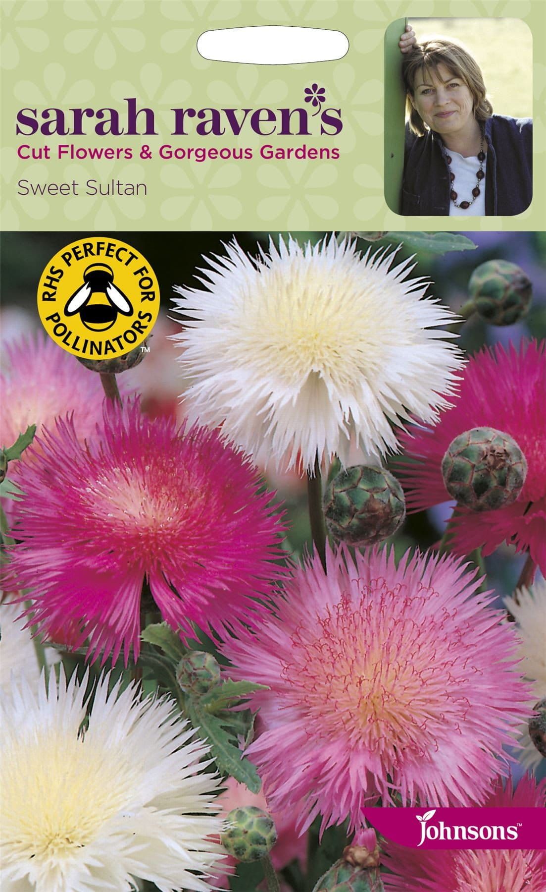 Johnsons Sarah Raven's Sweet Sultan 250 Seeds