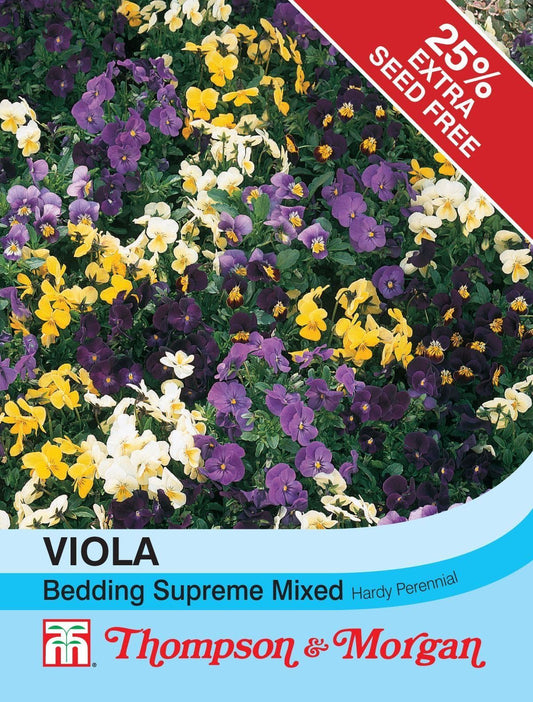 Thompson & Morgan Viola Bedding Supreme Mix 50 Seed