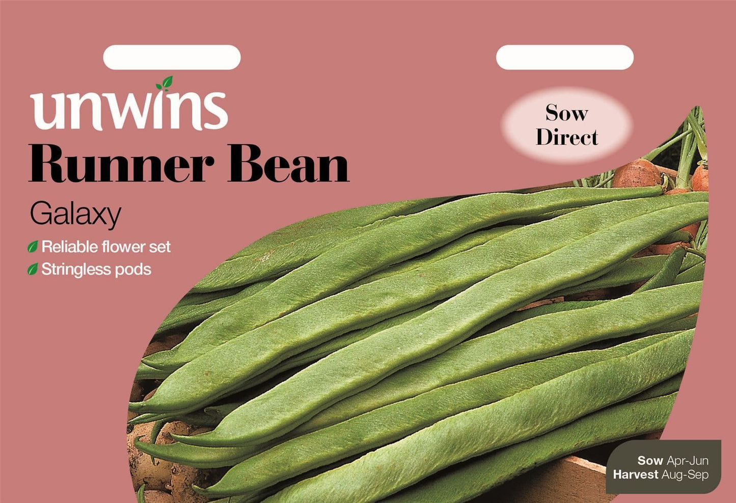 Unwins Runner Bean Galaxy 30 Seeds