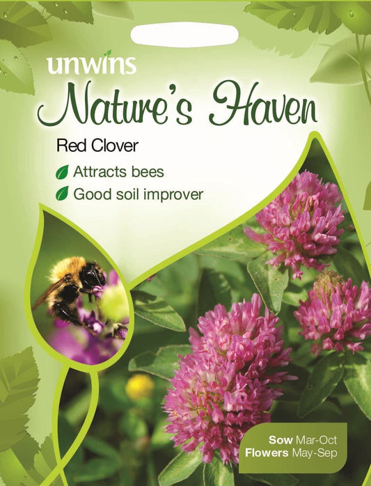 Unwins Nature's Haven Red Clover 200 Seeds