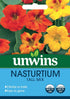 Unwins Nasturtium Tall Mix 35 Seeds