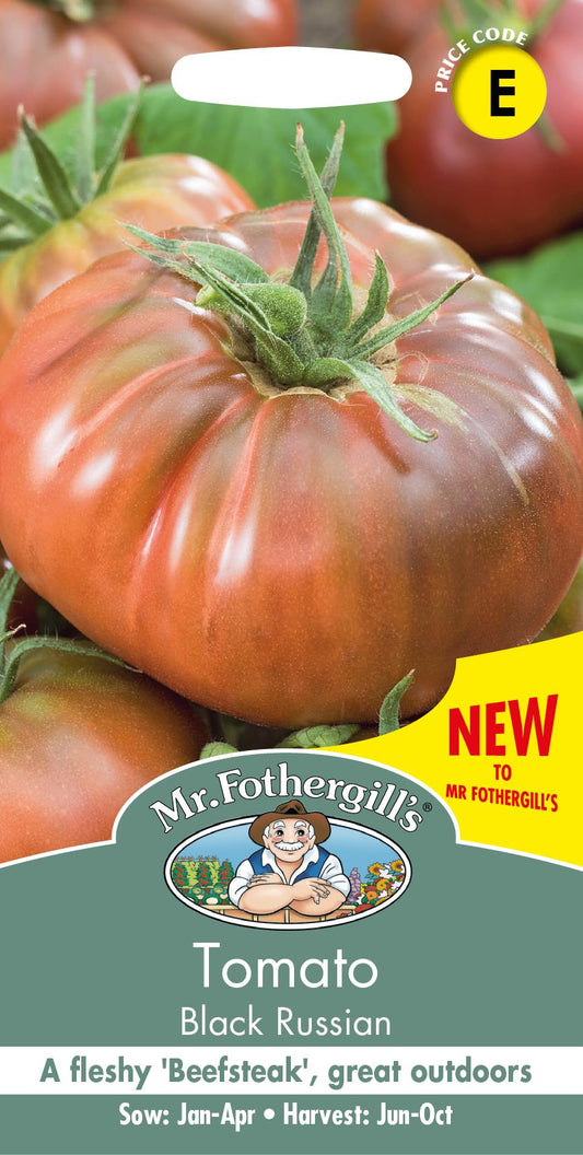 Mr Fothergills Tomato Black Russian 50 Seeds