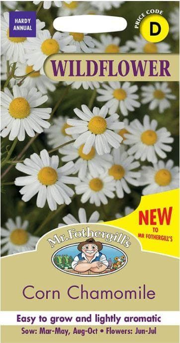 Mr Fothergills - Wild Flower - Corn Chamomile - 500 Seeds