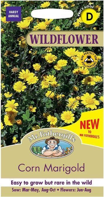 Mr Fothergills - Wild Flower - Corn Marigold - 500 Seeds