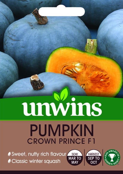 Unwins Pumpkin Crown Prince 5 Seeds