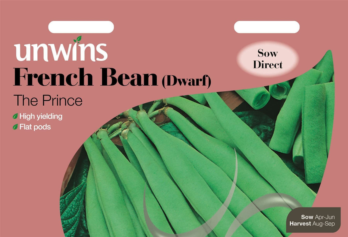 Unwins French Bean (Dwarf) The Prince 100 Seeds