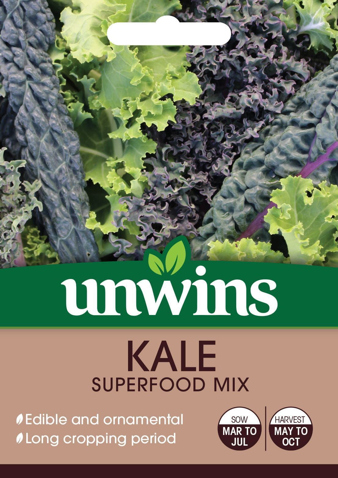 Unwins Kale Superfood Mix 30 Seeds