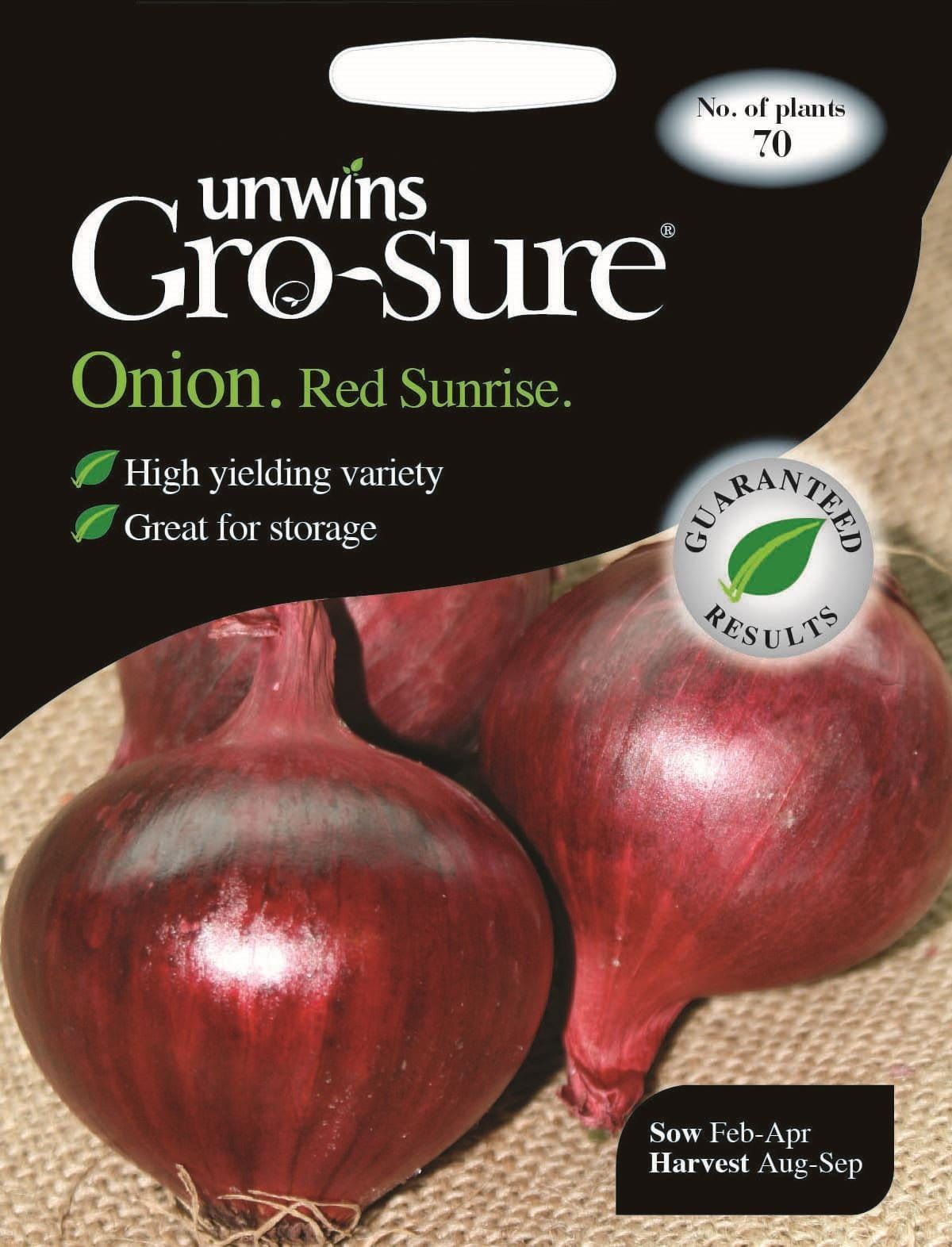 Unwins Onion Sunrise F1 70 Seeds