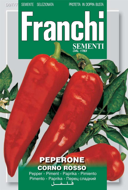 Franchi Seeds of Italy Pepper Corno Rosso Seeds