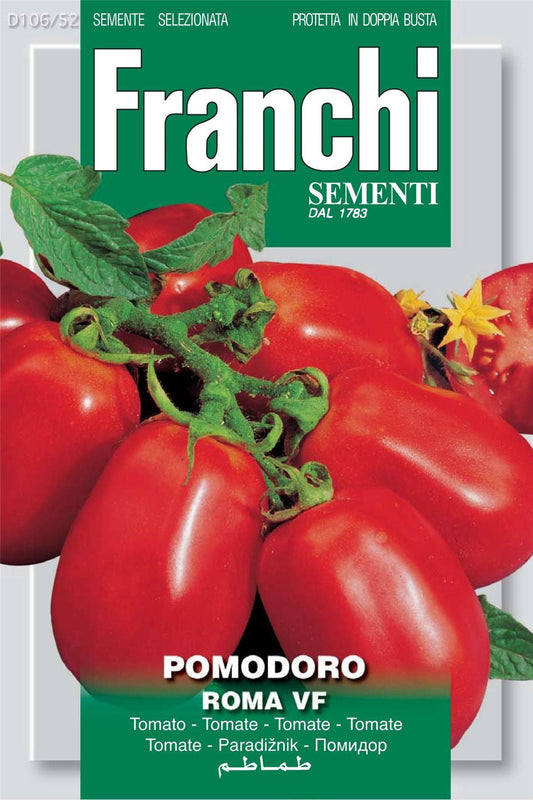 Franchi Seeds of Italy Tomato Roma Vf Seeds