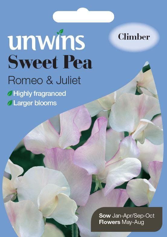 Unwins Sweet Pea Romeo & Juliette 21 Seeds