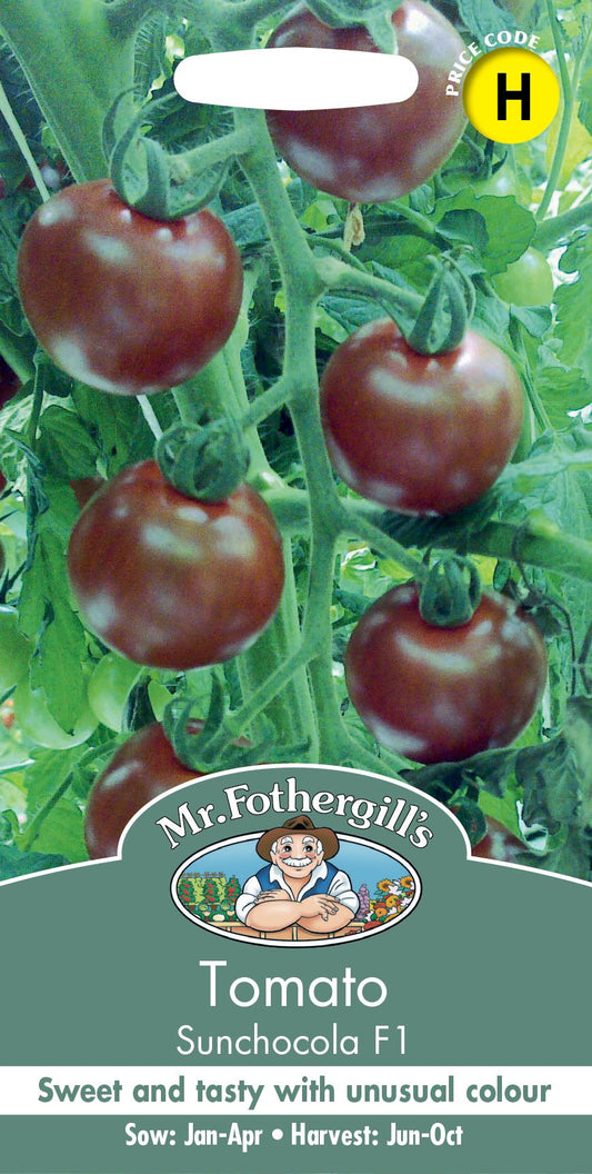 Mr Fothergills Tomato Sunchocola F1 Hybrid - 10 Seeds