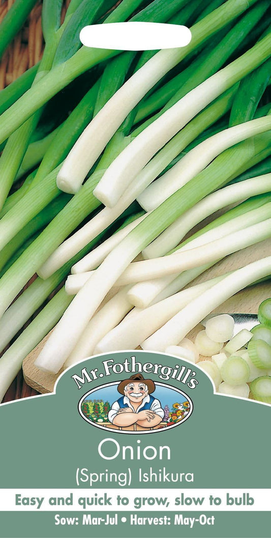 Mr Fothergills Spring Onion Ishikura 500 Seeds