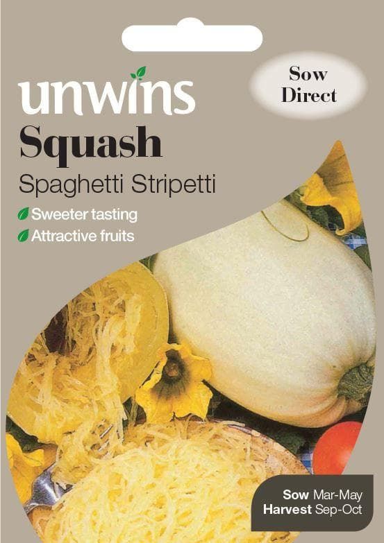 Unwins Squash Spaghetti Stripetti 8 Seeds