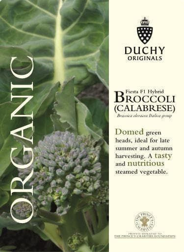Thompson & Morgan Duchy Original Organic Vegetable Broccoli (Calabrese) Fiesta F1 30 Seed