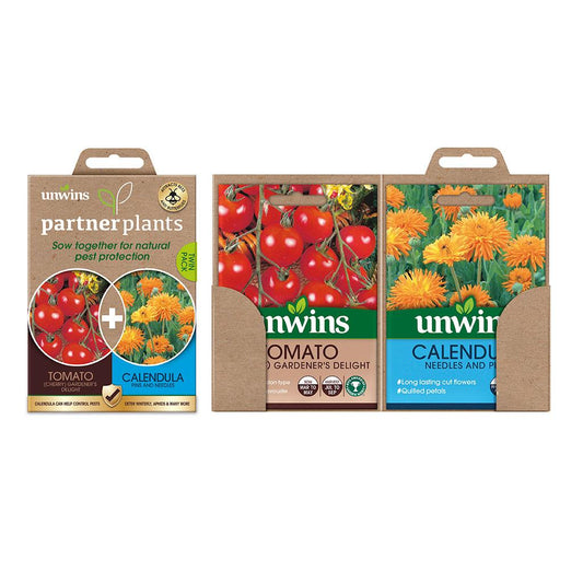 Unwins Partner Plants - Tomato & Calendula Seeds