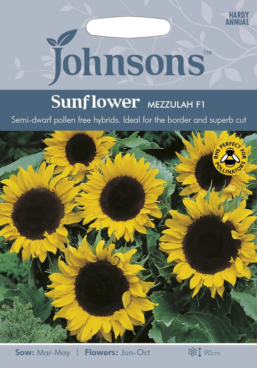 Johnsons Sunflower Mezzulah F1 20 Seeds