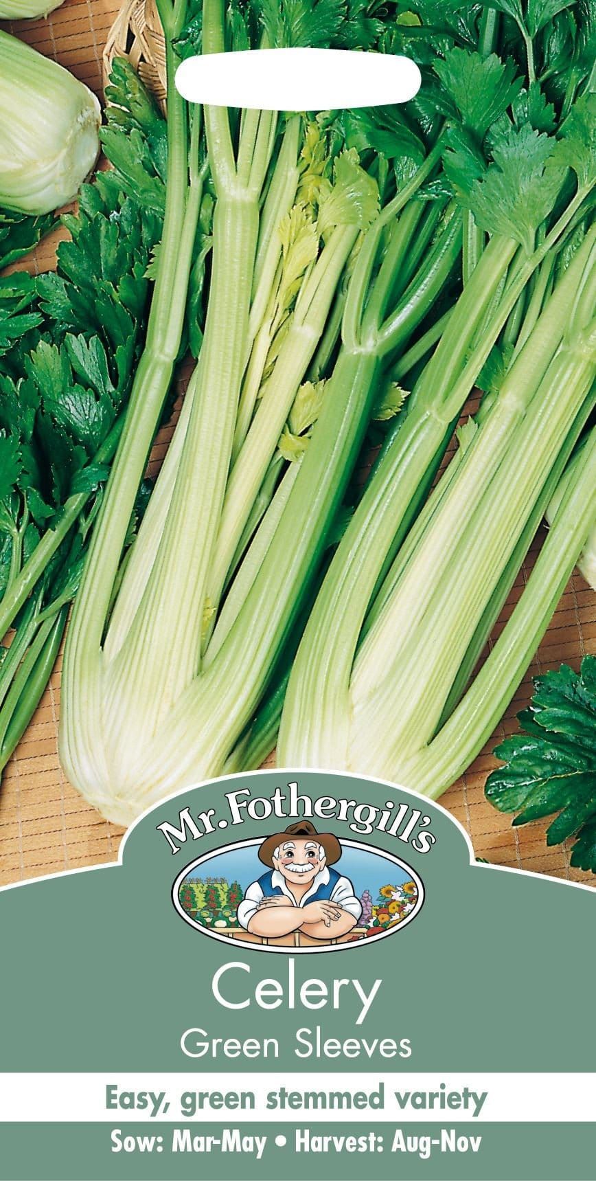 Mr Fothergills Celery Green Sleeves 100 Seeds