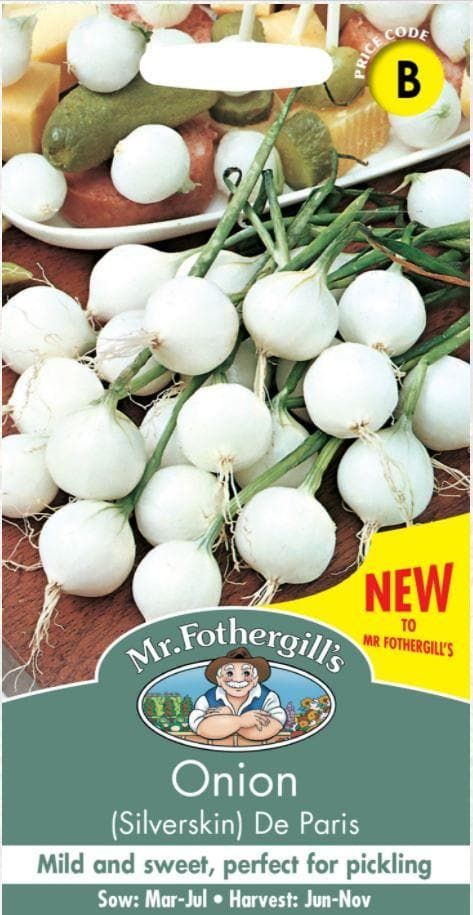 Mr Fothergills - Vegetable - Onion De Paris (Silverskin) - 250 Seeds