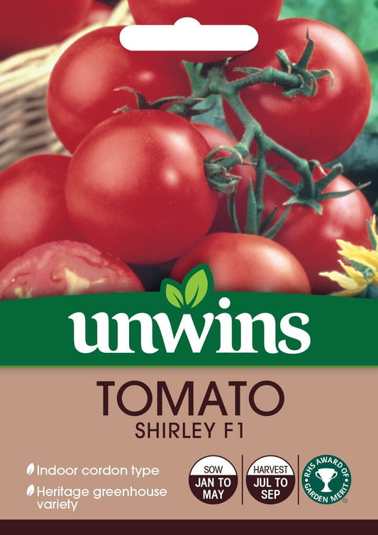 Unwins Tomato Shirley F1 Hybrid 12 Seeds