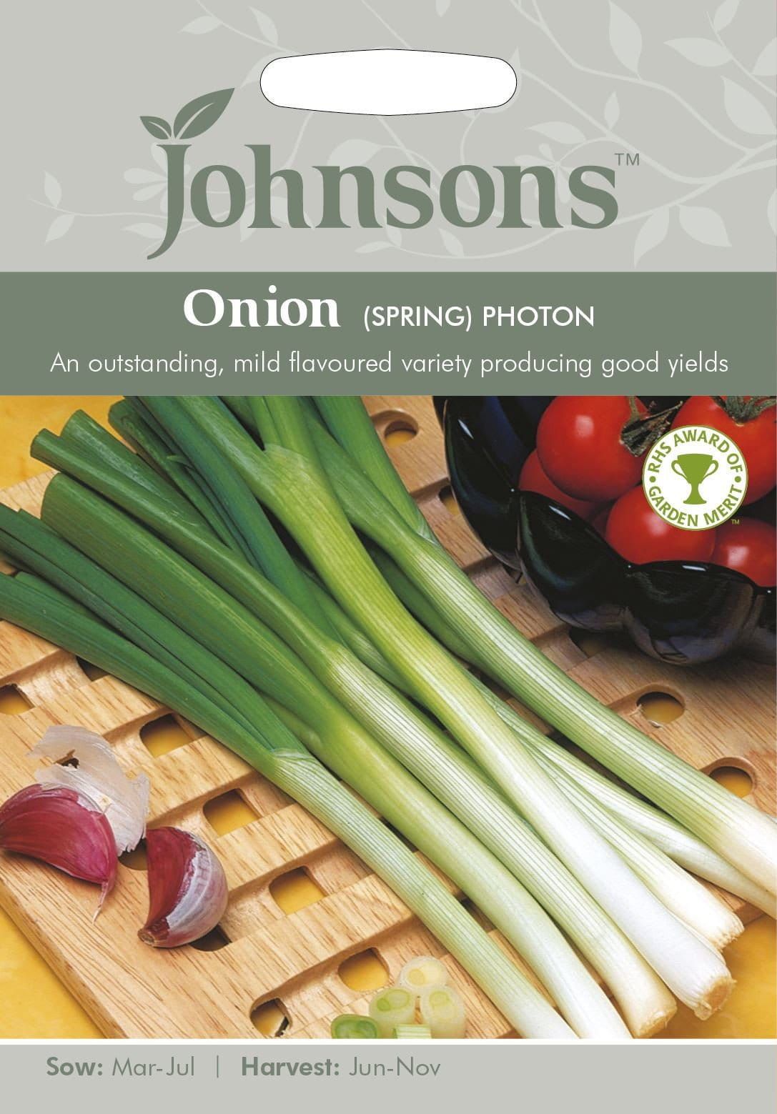 Johnsons Spring Onion Photon 350 Seeds