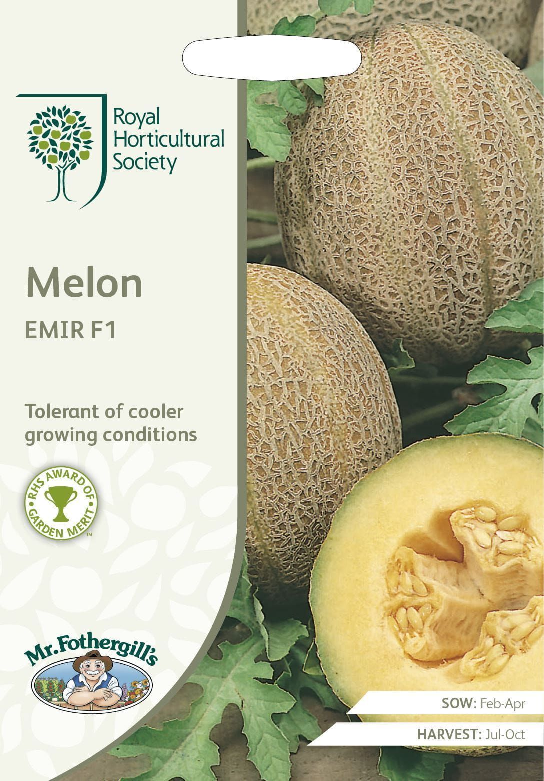 Mr Fothergills RHS Melon Emir F1 20 Seeds