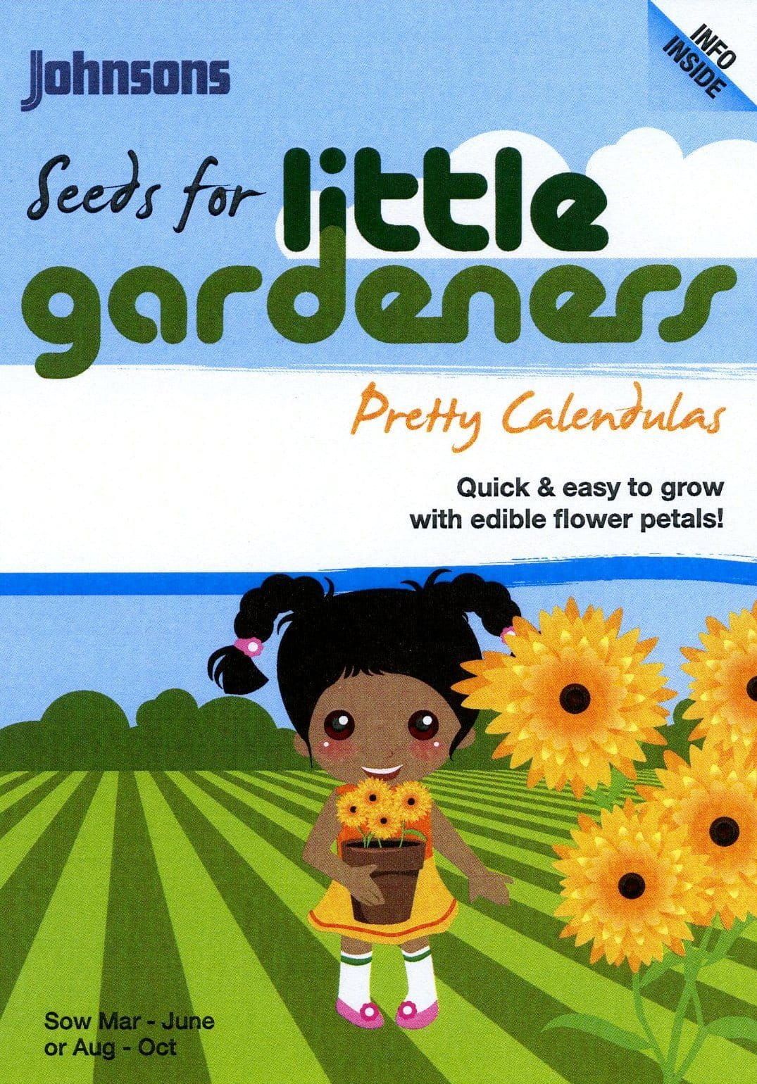 Johnsons Little Gardeners Pretty Calendulas 80 Seeds